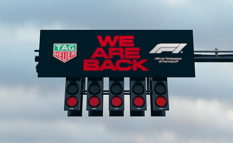 TAG Heuer(タグ・ホイヤー) タグ・ホイヤー、再びF1の公式タイムキーパーに。創設75周年を祝して、タグ・ホイヤーがF1の公式パートナーに復帰