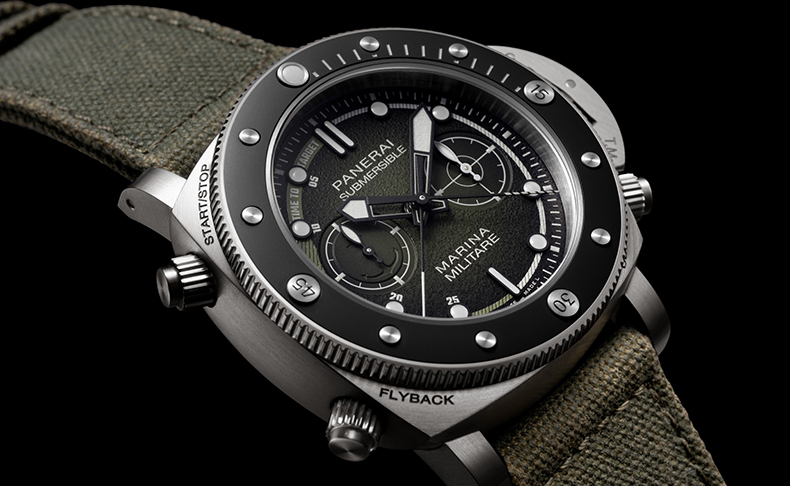 PANERAI(パネライ) 2025新作 パネライとミリタリーとの歴史に根ざした新しいエクスペリエンス。パネライ「サブマーシブル クロノ マリーナミリターレ エクスペリエンス エディション」