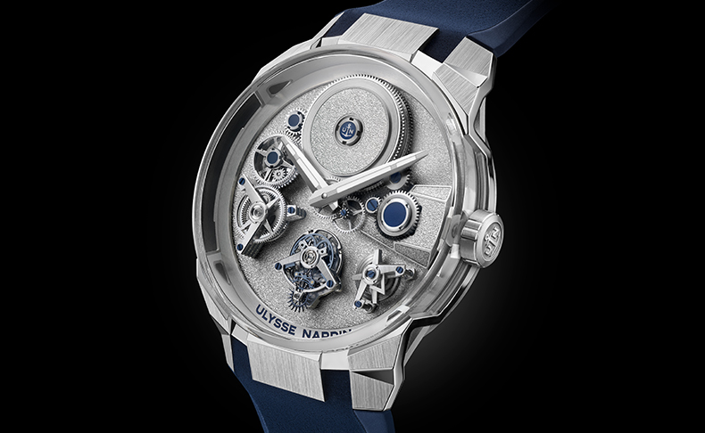 ULYSSE NARDIN(ユリス・ナルダン) 2025新作 神秘と卓越性の出会い。知覚に挑戦し、エンジニアリングを再定義するハイ・ホロロジー複雑機構モデル。ユリス・ナルダン「ブラスト フリーホイール マイユショール」