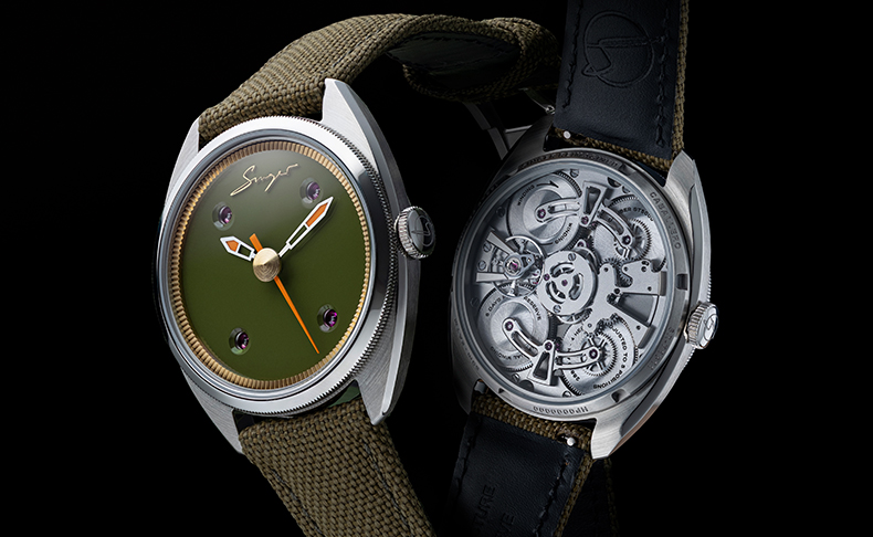 Singer Reimagined(シンガー・リイマジン) シンガー・リイマジン、時計の“再誕”を告げる。初の自社製ムーブメントを搭載した「カバジェロ・コレクション」日本上陸