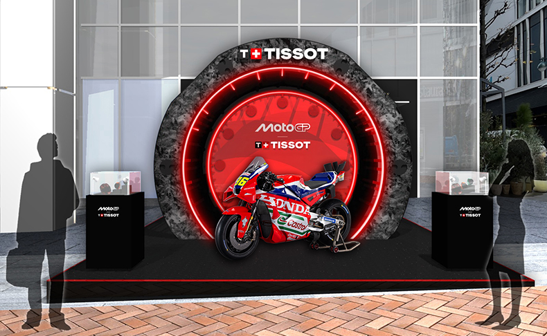 TISSOT(ティソ) MotoGP™ 2026 シーズン開幕。オフィシャルタイムキーパーのティソが2026年2月28日と3月1日、渋谷でPop-Upを開催