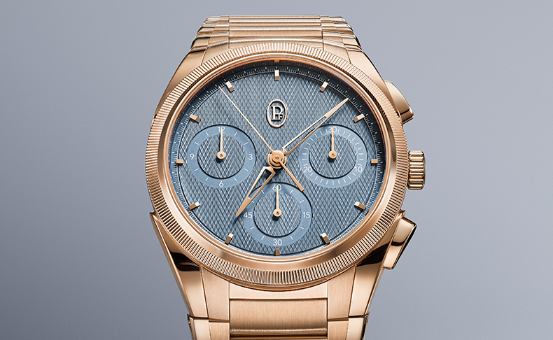 PARMIGIANI FLEURIER(パルミジャーニ・フルリエ) 2026新作 光で研ぎ澄まされるパフォーマンス。パルミジャーニ・フルリエ「トンダ PF クロノグラフ ノーデイト ミネラルブルー 」