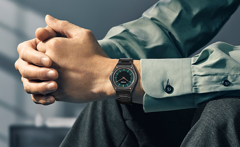 CITIZEN(シチズン) 2026新作 世界最薄1.00mmの光発電ムーブメントを搭載する「エコ・ドライブ ワン」に、ブラックとグリーンのコントラストが際立つ限定モデルが登場！