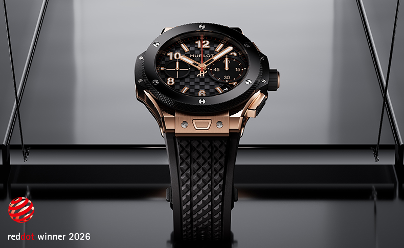 HUBLOT(ウブロ) ウブロの「ビッグ・バン 20th アニバーサリー キングゴールド セラミック」が、レッド・ドット・デザイン賞 プロダクトデザイン部門を受賞