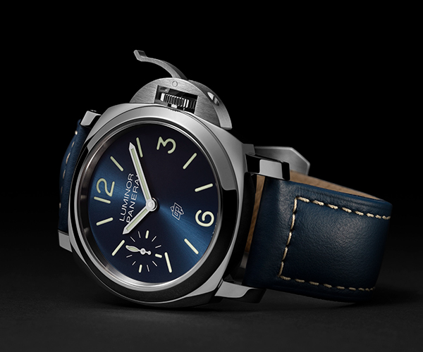 PANERAI(パネライ) 2020新作 パネライの海との繋がりを参照し、「青い海」を意味する新作。パネライ「ルミノール ブルーマーレ」