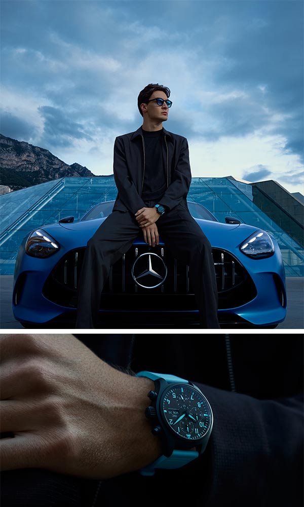 IWC(アイ・ダブリュー・シー シャフハウゼン) 2026新作 IWCがジョージ・ラッセルとタッグを組み、ドライバーのシグネチャーである “ブルー”を基調とした限定モデル「パイロット・ウォッチ・クロノグラフ 41 “ジョージ・ラッセル”」「パイロット・ウォッチ・オートマティック 41 “ジョージ・ラッセル”」を発表