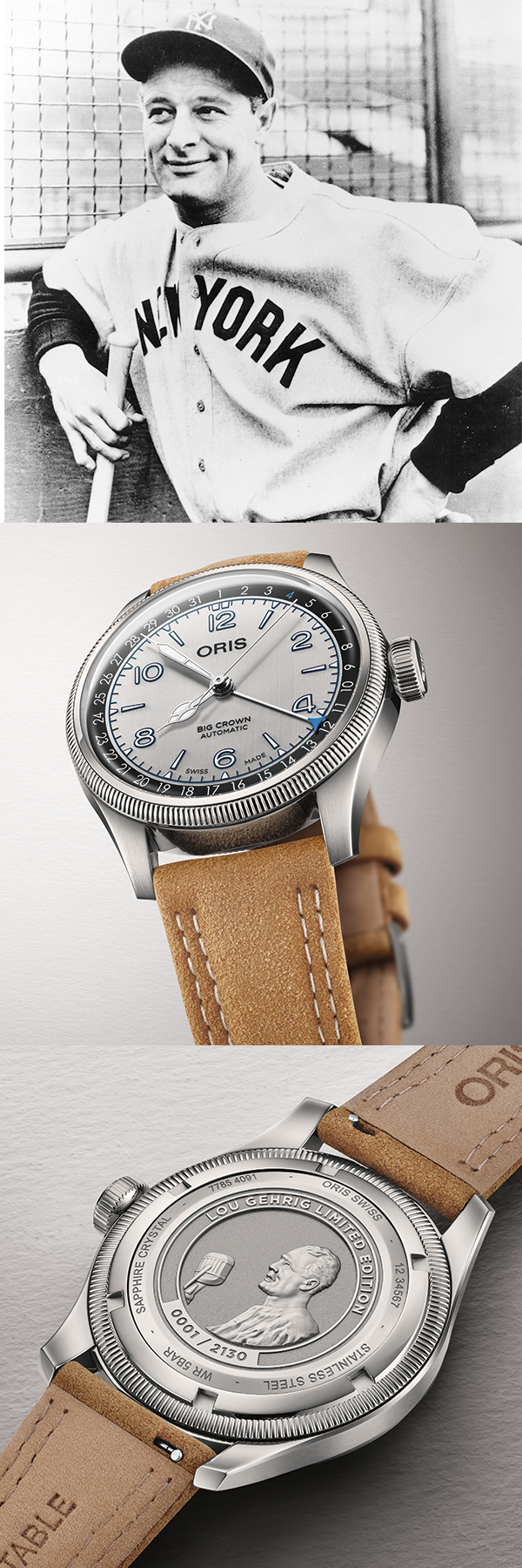 ORIS(オリス) 2026新作 オリス「ルー・ゲーリッグ リミテッドエディション」