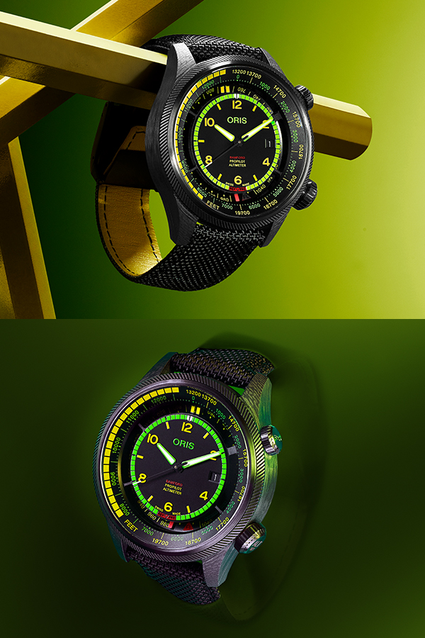 ORIS(オリス) 2025新作 挑戦への司令塔。オリス「オリス×バンフォード プロパイロット アルティメーター “ミッション コントロール”」