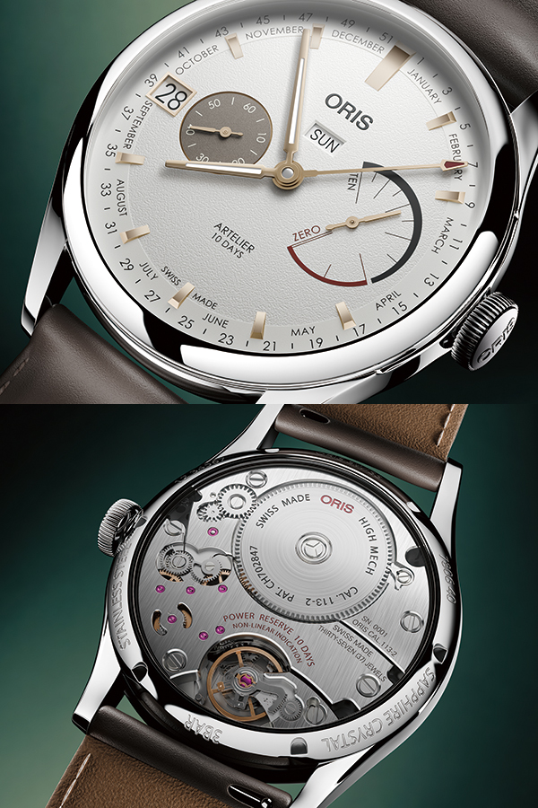 ORIS(オリス) 2026新作 毎日、毎週、毎月を刻む時計。オリス「アートリエ キャリバー113」