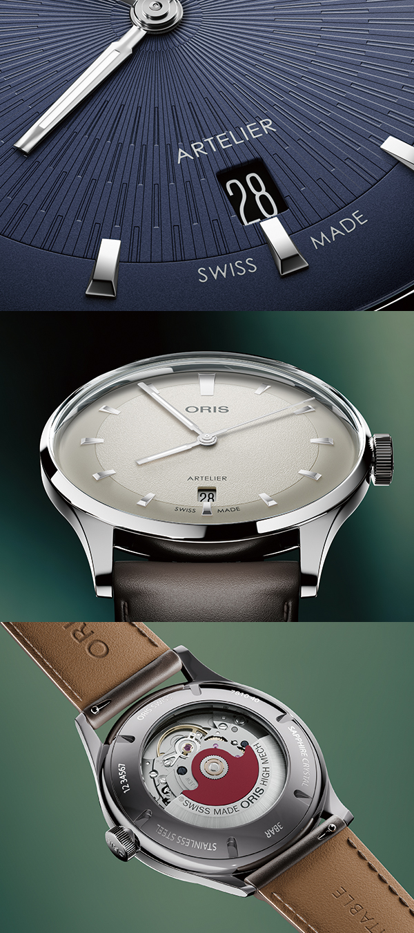 ORIS(オリス) 2026新作 都会的なドレスウォッチ「アートリエ」が復活。オリス「アートリエ デイト」
