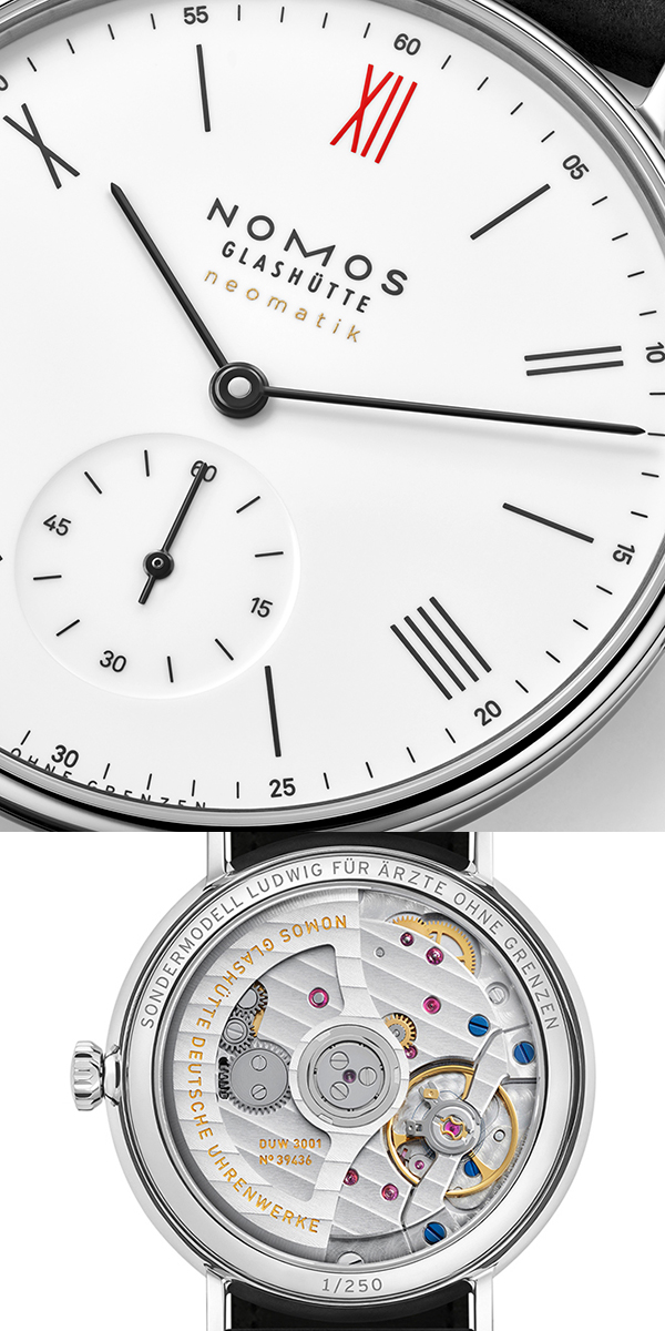 NOMOS Glashütte(ノモス グラスヒュッテ) 2025新作 ノモス グラスヒュッテ「ラドウィック ネオマティック 国境なき医師団支援モデル」