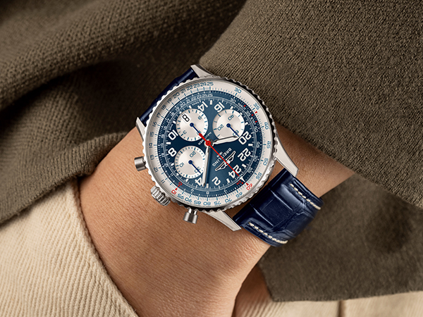 BREITLING(ブライトリング) 2025新作 スコット・カーペンター生誕100周年を記念し、プラチナ製のナビタイマー コスモノートを発表。ブライトリング「ナビタイマー B02 クロノグラフ 41 コスモノート スコット・カーペンター センテナリー」
