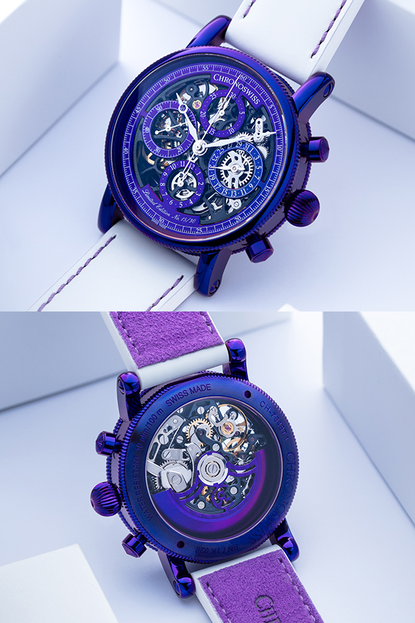 CHRONOSWISS(クロノスイス) 2025新作 「オーパス」誕生、30周年記念限定モデル。クロノスイス「オーパス クロノグラフ パープルレイン」