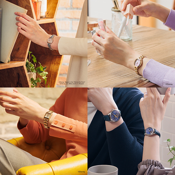 CITIZEN(シチズン) 2025新作 「シチズン ディズニーコレクション」。「くまのプーさん」「ラプンツェル」「ミッキーマウス」「ファンタジア」、それぞれをテーマにした限定モデルが登場