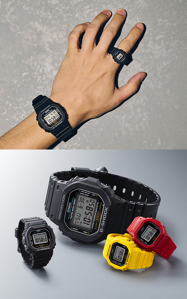 G-SHOCK(ジーショック) 耐衝撃構造と20気圧防水を歴代最小サイズで実現。指輪サイズの“G-SHOCK”