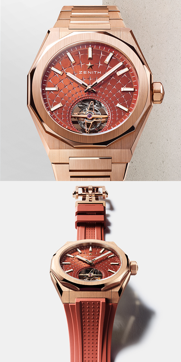 ZENITH(ゼニス) 2025新作 「デファイ スカイライン」が新たな高みへ。ゼニスの歴史あるマニュファクチュールに着想を得た印象的なローズゴールド製トゥールビヨン搭載モデルが登場。ゼニス「デファイ スカイライン トゥールビヨン」