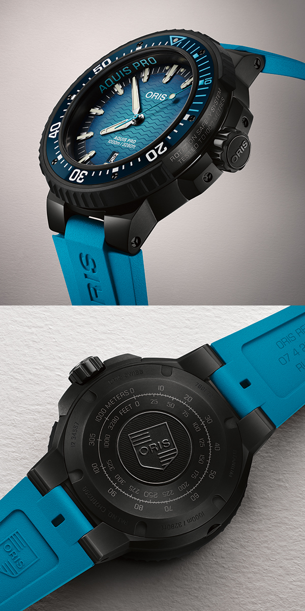 ORIS(オリス) 2025新作 精鋭ダイバーを導く、至高のタイムピース。ブランド最高峰の技術を結集したダイバーズウォッチ。オリス「アクイス プロ 1000M」