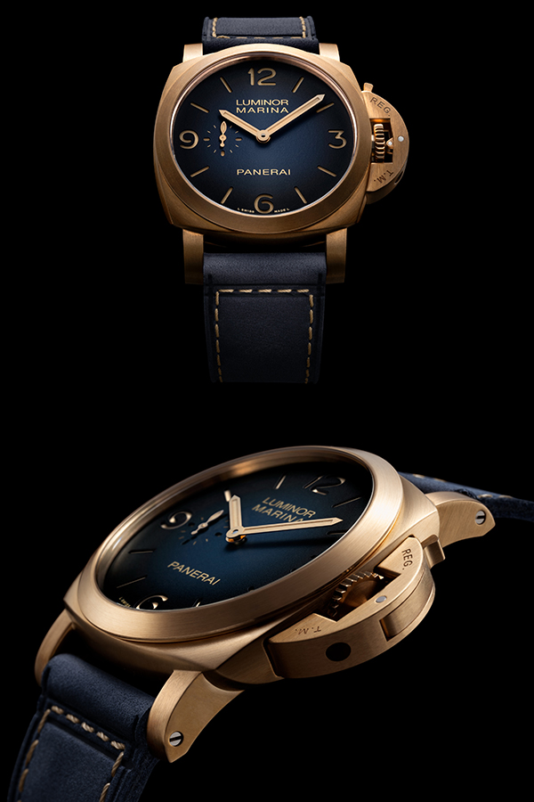 PANERAI(パネライ) 2025新作 パネライのブロンズ レガシーは象徴的なルミノール マリーナと共に続きます。パネライ「ルミノール マリーナ ブロンゾ」