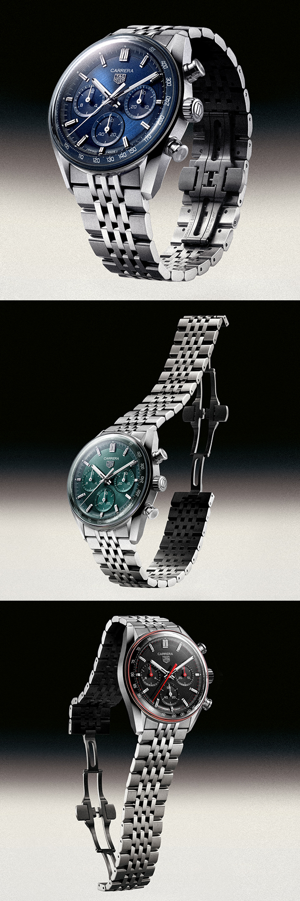 TAG Heuer(タグ・ホイヤー) 2026新作 タグ・ホイヤー、グラスボックスのレガシーを継承し、存在感と視認性を高めた「タグ・ホイヤー カレラ クロノグラフ」を発表。レーシングスピリットとエレガンスが融合した新たな“グラスボックス”デザインを通して、ジャック・ホイヤーのビジョンを体現し、新たな次元へ