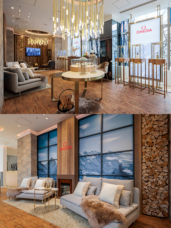 OMEGA(オメガ) オメガブティック六本木ヒルズにスイスのシャレーをイメージした空間が誕生