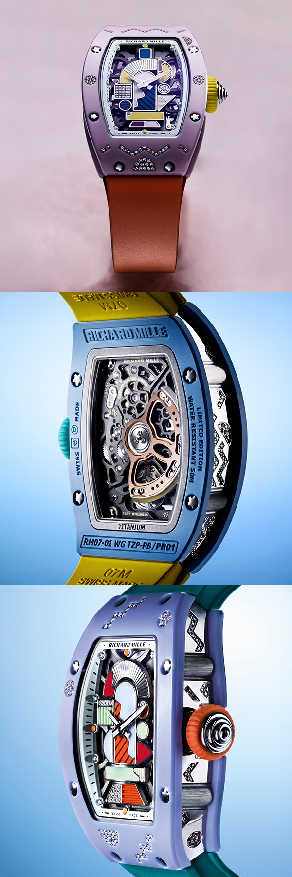 RICHARD MILLE(リシャール・ミル) 2026新作 コレクションの最終章。リシャール・ミル「RM 07-01 オートマティック カラーセラミックス」2026 コレクション