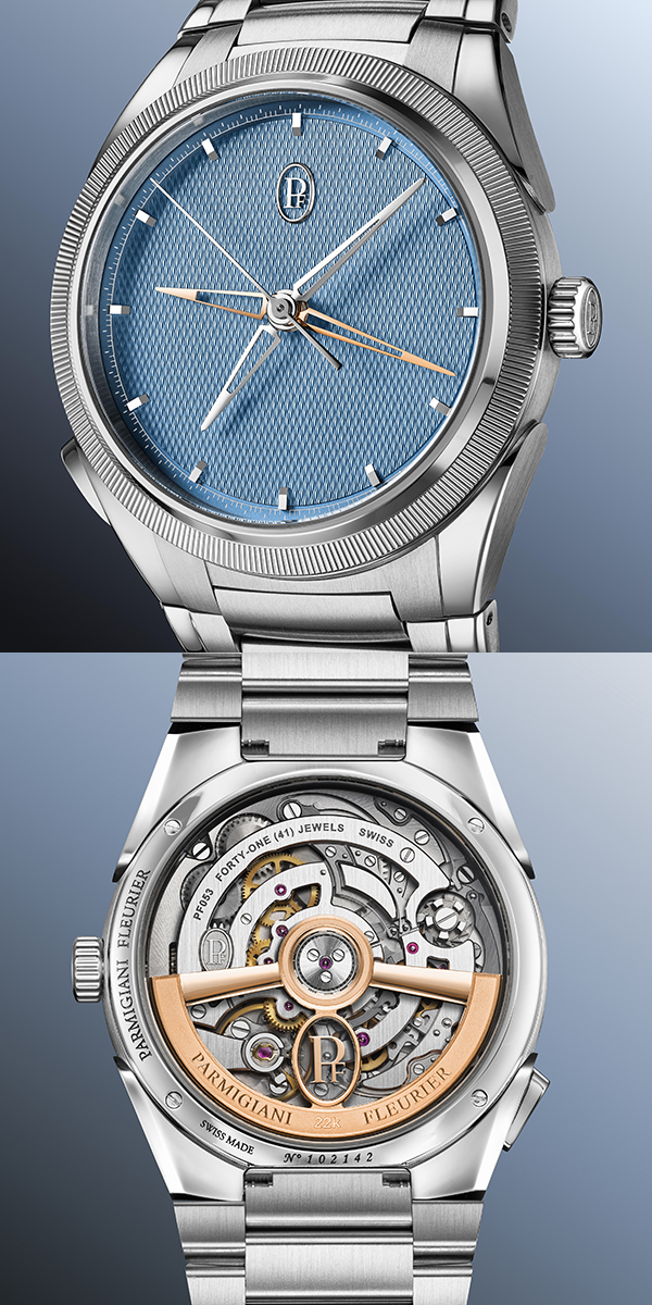 PARMIGIANI FLEURIER(パルミジャーニ・フルリエ) 2026新作 不可視を司るトリプルクラッチ。パルミジャーニ・フルリエ「トンダ PF クロノグラフ ミステリューズ ミネラルブルー」