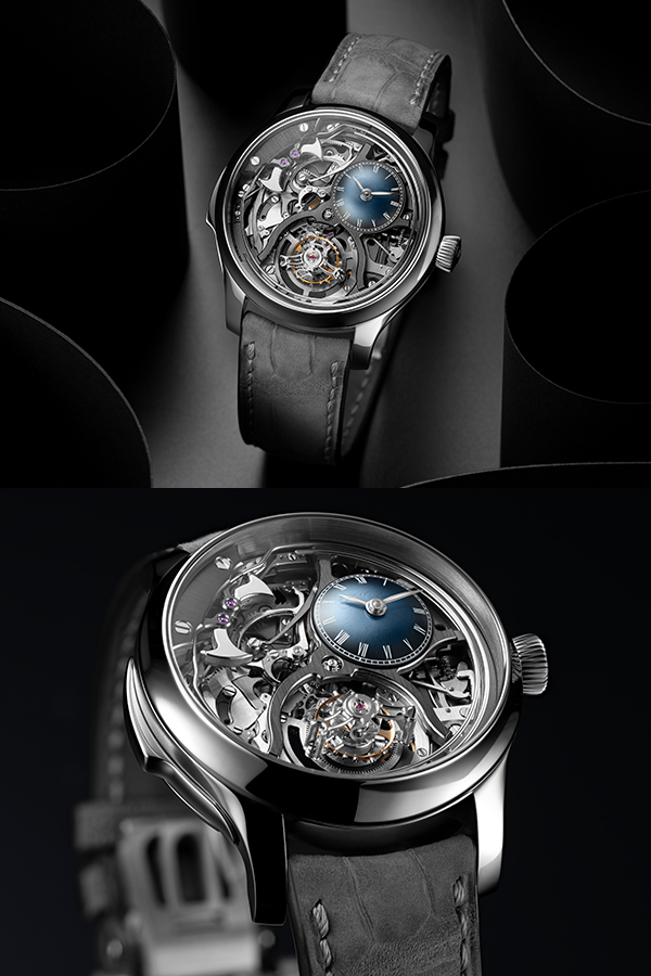 H.Moser & Cie.(H.モーザー) 2026新作 開かれた造形、響く音色。H.モーザー「エンデバー・ミニッツリピーター シリンドリカル トゥールビヨン スケルトン」