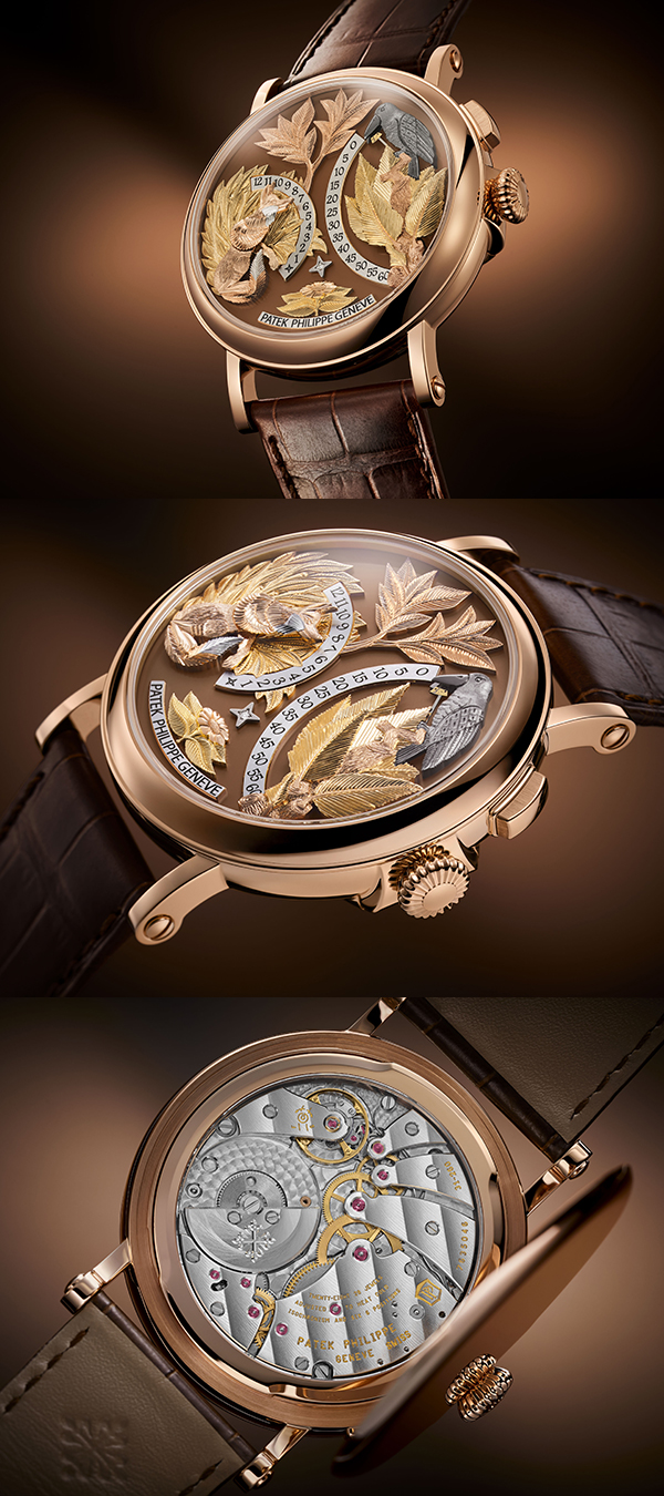 PATEK PHILIPPE(パテック フィリップ) 2026新作 パテック フィリップ「オートマトンによるオンデマンド時・分表示《カラスとキツネ》 5249Rモデル」