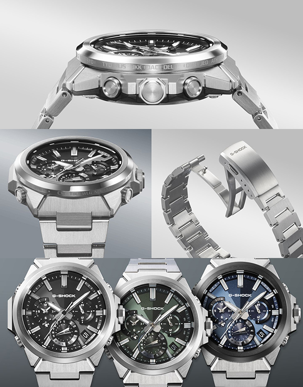 G-SHOCK(ジーショック) 2026新作 ナノ加工技術を活用した光沢感のある立体ダイアル。多パーツ構成による緻密なメタル美の“G-SHOCK”