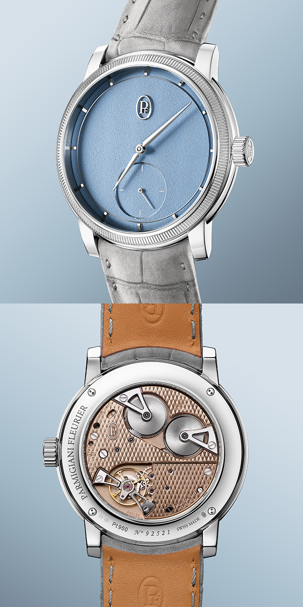 PARMIGIANI FLEURIER(パルミジャーニ・フルリエ) 2026新作 受け継がれる伝統、現代的なエレガンスを表現。パルミジャーニ・フルリエ「トリック プティ・セコンド プラチナ モーニングブルー」