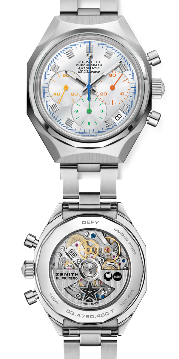 ZENITH(ゼニス) ゼニスとUSM、TimeForArtのために特別な「デファイ クロノグラフ」を発表