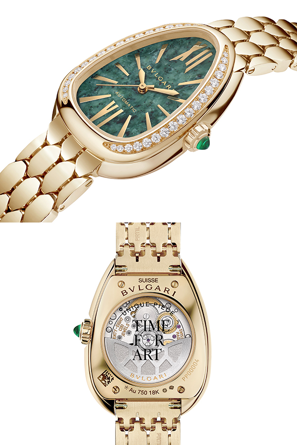 BVLGARI(ブルガリ) ブルガリが、タイムフォーアート（TimeForArt）に贈る唯一無二のセルペンティ。「セルペンティ セドゥットーリ オートマティック タイムフォーアート」