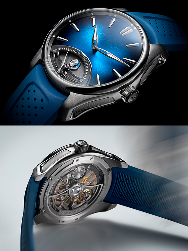 H.Moser & Cie.(H.モーザー) 2024新作 ダイナミックな個性を持つ華やかなコンプリケーション。H.モーザー「パイオニア・レトログラード セコンド」