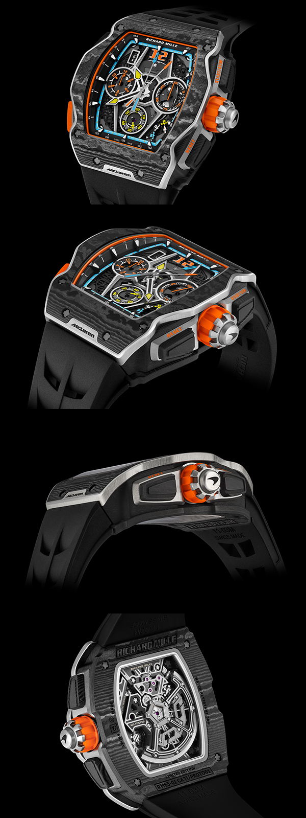 RICHARD MILLE(リシャール・ミル) 2024新作 リシャール・ミル「RM 65-01 オートマティック スプリットセコンド クロノグラフ マクラーレン W1」