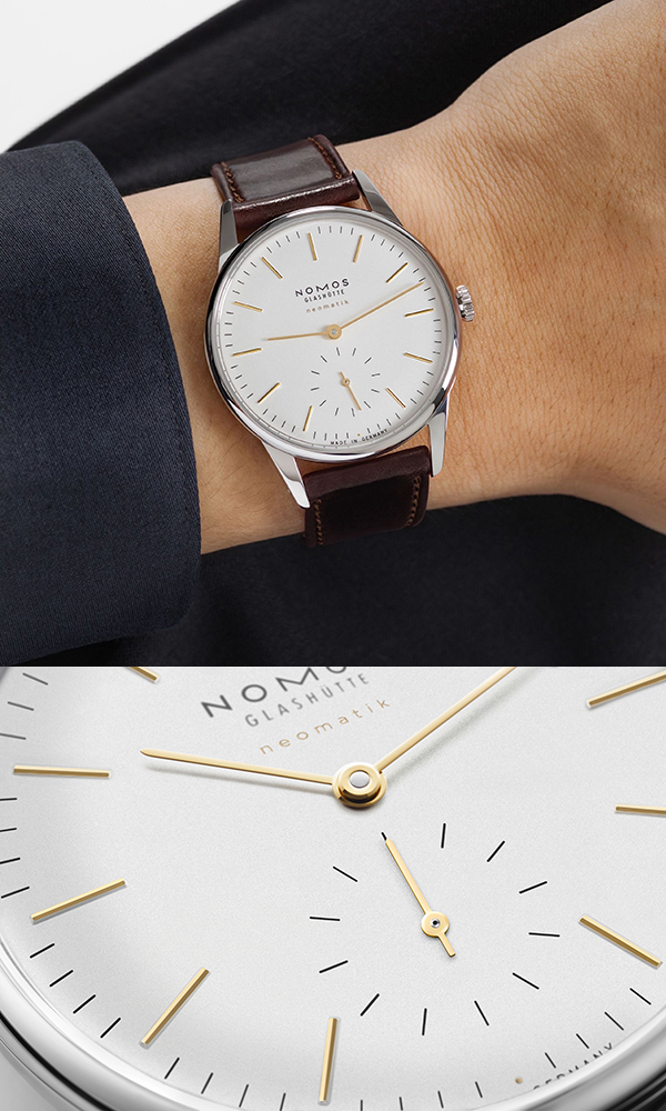 NOMOS Glashütte(ノモス グラスヒュッテ) ノモス グラスヒュッテから、エレガントなドレスウオッチ「タンジェントネオマティック ドレ」と「オリオンネオマティック ドレ」が登場