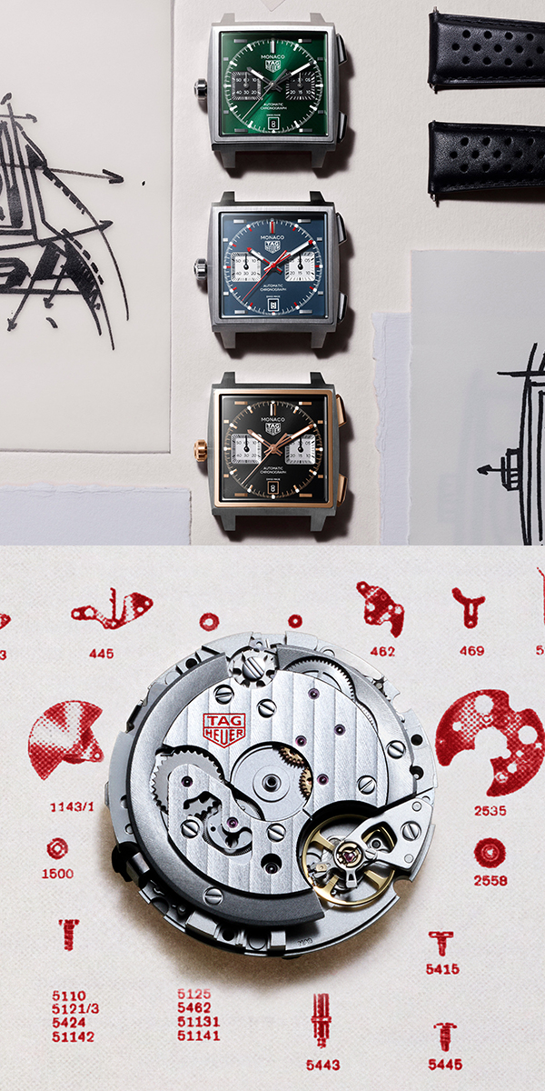 TAG Heuer(タグ・ホイヤー) 2026新作 角型のアイコンをリニューアルした新しい「タグ・ホイヤー モナコ クロノグラフ」