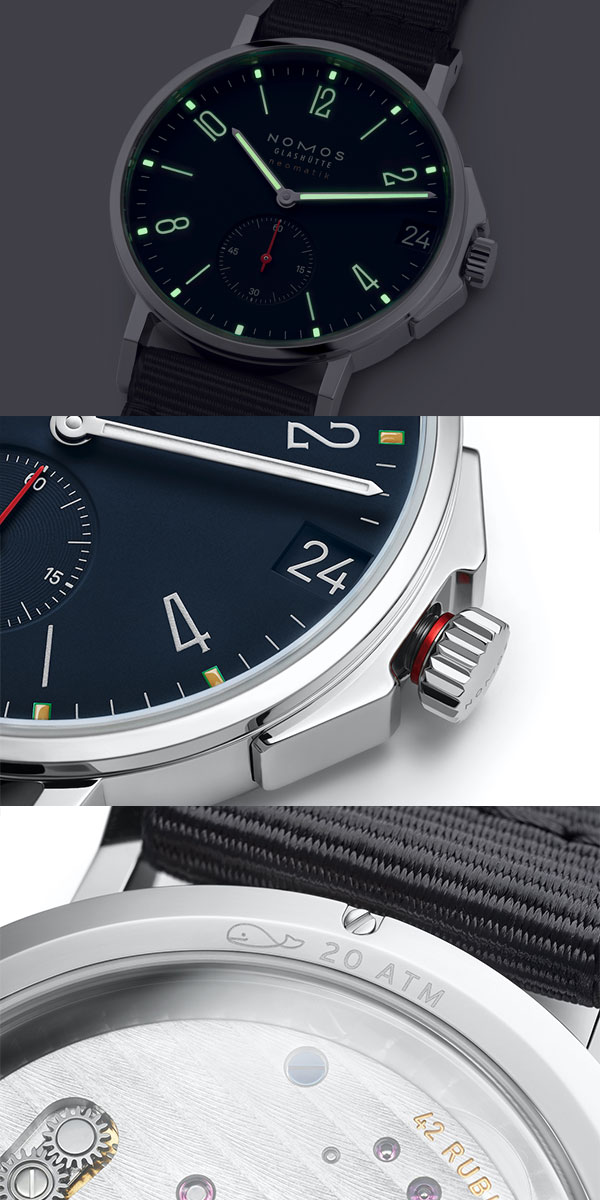 NOMOS Glashütte(ノモス グラスヒュッテ) 2024新作 オールラウンドの魅力を持つ腕時計。ノモス グラスヒュッテ「アホイ・ネオマティック38 デイト アトランティック」