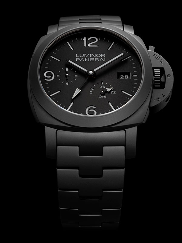 PANERAI(パネライ) 2024新作 マイアミデザインウィークで発表された、控えめなエレガンス。パネライ「ルミノール GMT パワーリザーブ チェラミカ」