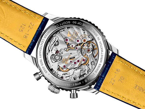 BREITLING(ブライトリング) 2025新作 スコット・カーペンター生誕100周年を記念し、プラチナ製のナビタイマー コスモノートを発表。ブライトリング「ナビタイマー B02 クロノグラフ 41 コスモノート スコット・カーペンター センテナリー」