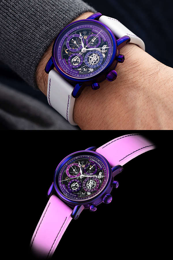CHRONOSWISS(クロノスイス) 2025新作 「オーパス」誕生、30周年記念限定モデル。クロノスイス「オーパス クロノグラフ パープルレイン」