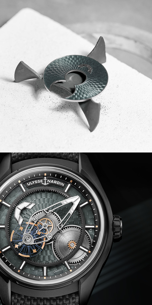ULYSSE NARDIN(ユリス・ナルダン) 2025新作 17世紀クラフトマンシップと21世紀時計革命の出会い。スイス、ル・ロックルの職人技が生み出す、25本の日本限定モデル。ユリス・ナルダン「フリーク X グレー エナメル」