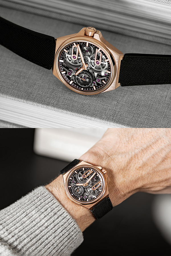 Armin Strom(アーミン・シュトローム) 2025新作 機構の核心が姿を現す。アーミン・シュトローム「ワンウィーク スケルトン ローズゴールド」