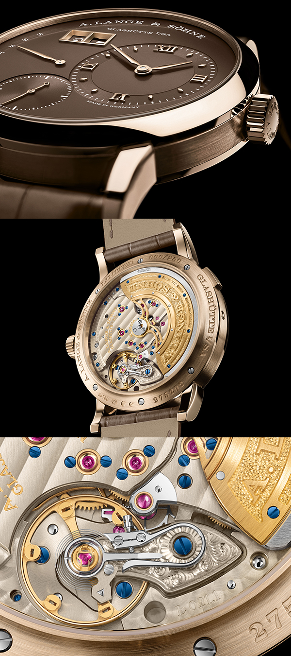 A. LANGE ＆ SÖHNE(A.ランゲ＆ゾーネ) 2025新作 ハニーゴールドを纏ったランゲのクラシックな自動巻きモデル。A.ランゲ＆ゾーネ「ランゲ1・デイマティック ハニーゴールド」