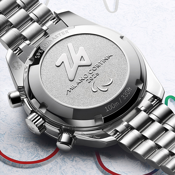 OMEGA(オメガ) 2025新作 2025年11月26日、ミラノ・コルティナ 2026 冬季パラリンピックまであと100日。オメガ「スピードマスター 38 ミラノ・コルティナ 2026 パラリンピック」発表