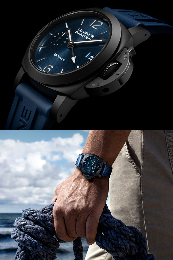PANERAI(パネライ) 2025新作 パネライの海のスピリットとモダンなセラミックが融合。パネライ「ルミノール GMT チェラミカ」