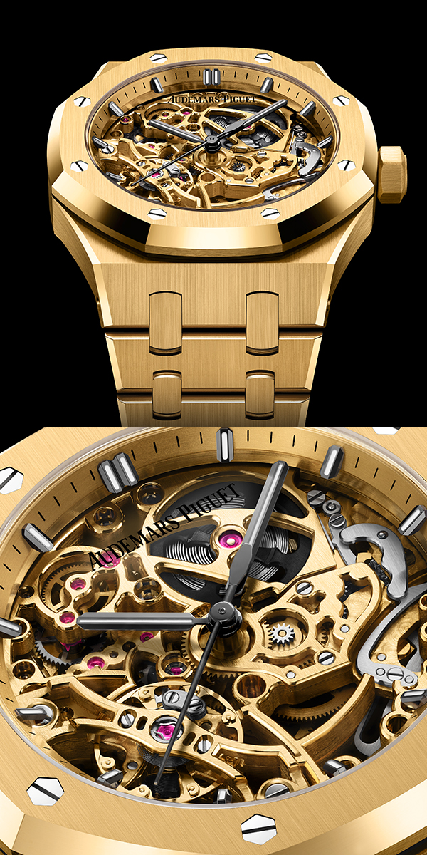 AUDEMARS PIGUET(オーデマ ピゲ) 2026新作 2つのトーンオントーンデザインのオープンワークモデルがロイヤル オーク コレクションに登場。オーデマ ピゲ「ロイヤル オーク “ジャンボ” エクストラ シン オープンワーク」「ロイヤル オーク ダブル バランスホイール オープンワーク」