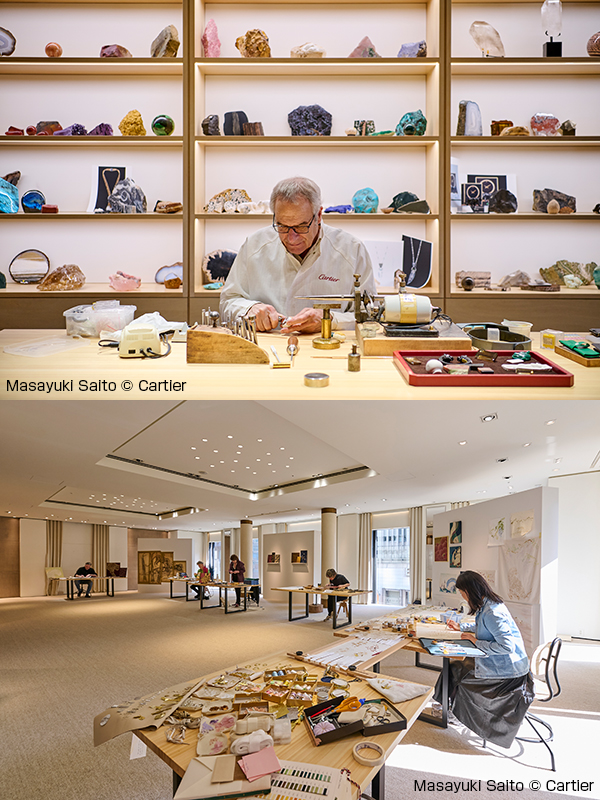 Cartier(カルティエ) 2026年2月23日(月・祝)まで、銀座にて「THE MAGIC OF CARTIER'S ARTISANS ― カルティエのサヴォアフェール」を開催