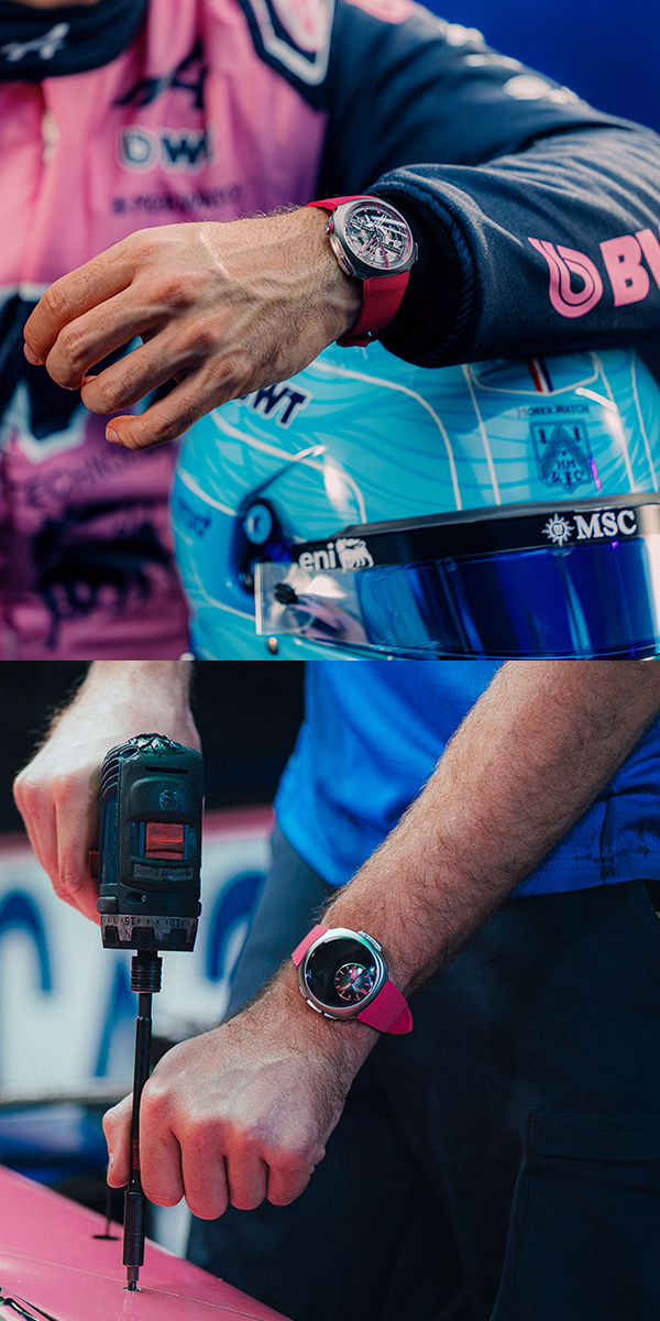 H.Moser & Cie.(H.モーザー) 2026新作 レースのために生まれ、ピンクを纏う。H.モーザー「ストリームライナー・アルピーヌ ドライバーズ ピンク エディション」「ストリームライナー・アルピーヌ メカニック ピンク エディション」