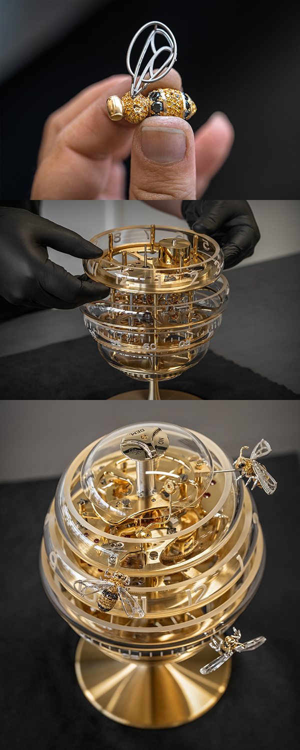 CHOPARD(ショパール) 2026新作 フルリエのショパール マニュファクチュール創設30周年を讃え、メゾンのシンボルを現代に蘇らせた“メカニカルの傑作”。ショパール「ザ・ビーハイブ テーブル クロック」