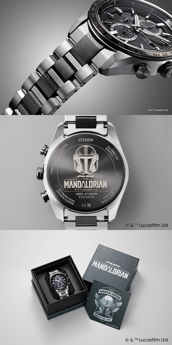 CITIZEN(シチズン) 2026新作 「シチズン アテッサ」より、「スター・ウォーズ」の人気シリーズ「マンダロリアン」の世界観を纏った限定モデルが登場